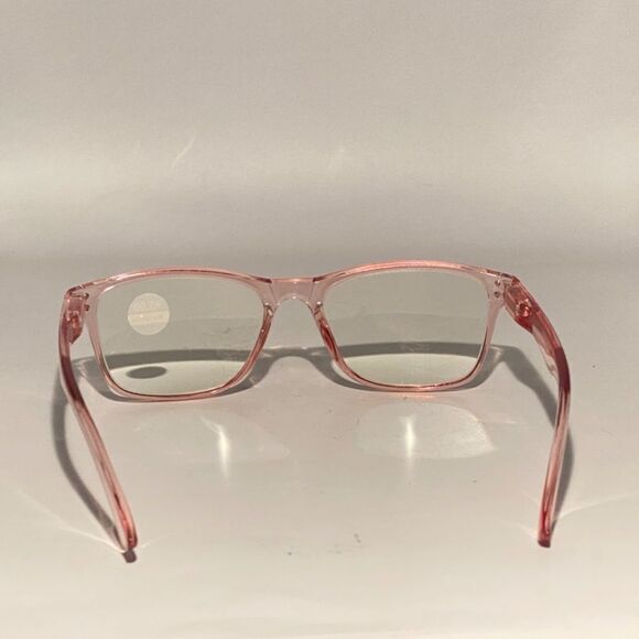 1442 Helen Reading Glasses 3.0 Readers Bluelight Filter Pink Frame NWT - Picture 5 of 9